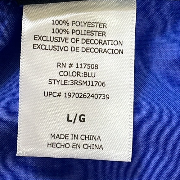 NWT REEBOK Men’s Training Jacket Size Large - Picture 9 of 10